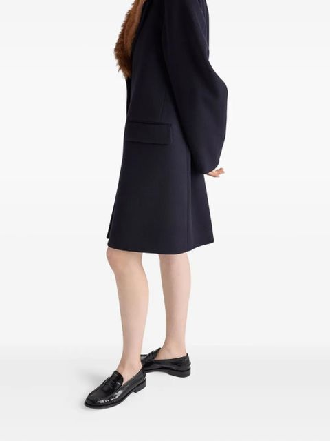 Prada single-breasted cloth coat - Blue - zdjęcie produktu nr 2