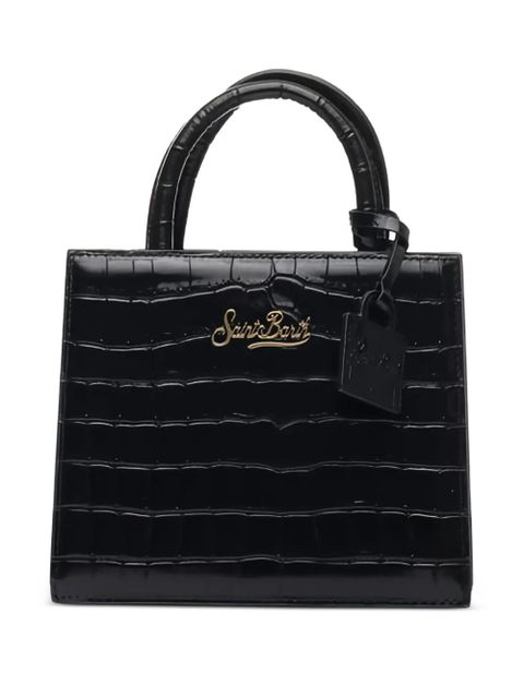 MC2 Saint Barth mini Shop embossed tote bag - Black - zdjęcie produktu nr 1