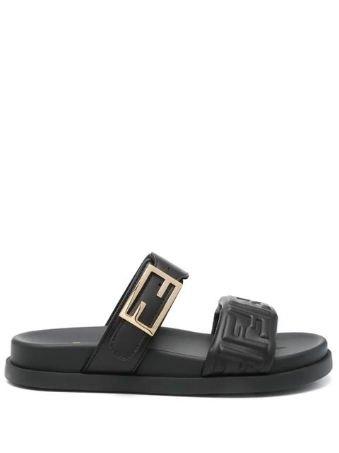 FENDI nappa-leather sandals - Black - zdjęcie produktu nr 1