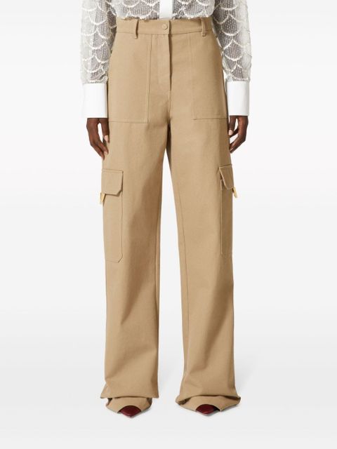 Valentino Garavani canvas cargo trousers - Neutrals - zdjęcie produktu nr 2