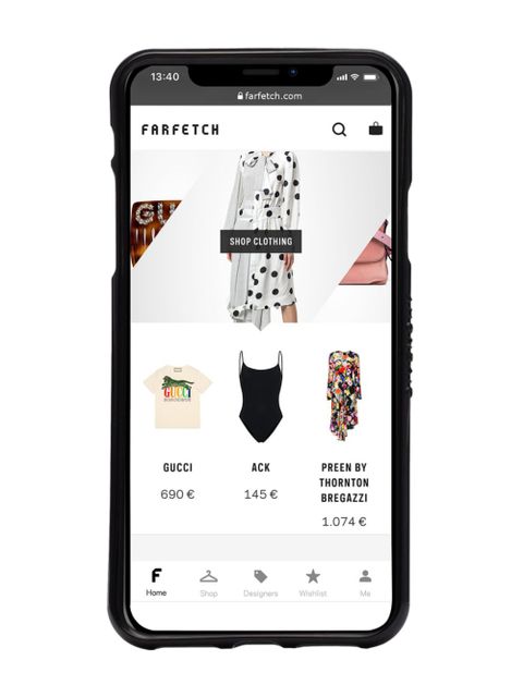 Givenchy black and white faded logo print iPhone X phone case - zdjęcie produktu nr 2