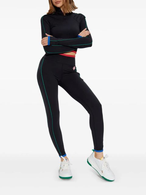 Casablanca logo-patch leggings - Black - zdjęcie produktu nr 2