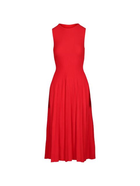 STAUD Elyse ribbed midi dress - Red - zdjęcie produktu nr 1