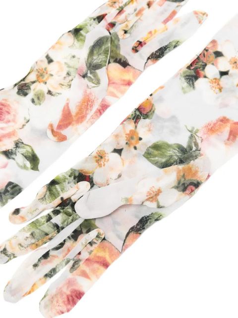 Magda Butrym floral gloves - White - zdjęcie produktu nr 2