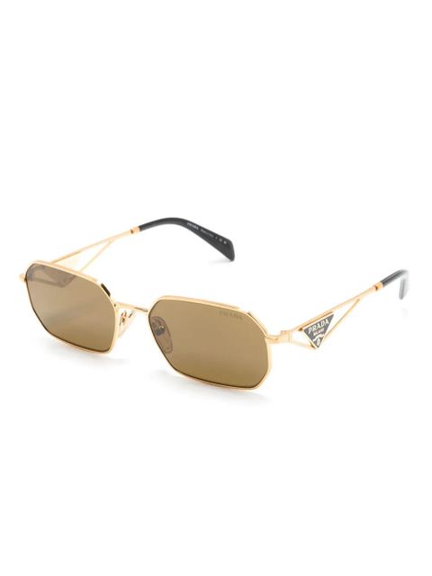 Prada Eyewear 0PR A51S hexagonal-frame sunglasses - Gold - zdjęcie produktu nr 2