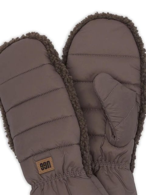 UGG quilted gloves - Brown