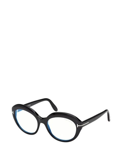 TOM FORD Eyewear oval-frame glasses - Black - zdjęcie produktu nr 2