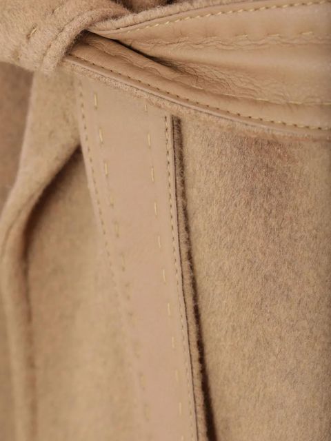 Max Mara Vale peak-lapel belted coat - Neutrals