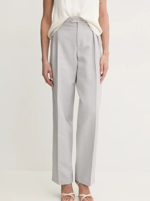 Twinset spodnie z domieszką lnu - zdjęcie produktu nr 1