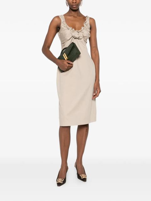 Magda Butrym flower-detail midi dress - Neutrals - zdjęcie produktu nr 2