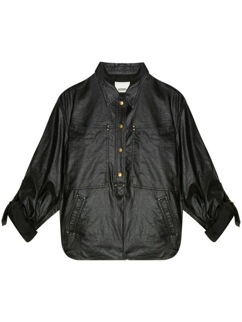ISABEL MARANT Florida shirt - Black - zdjęcie produktu nr 1