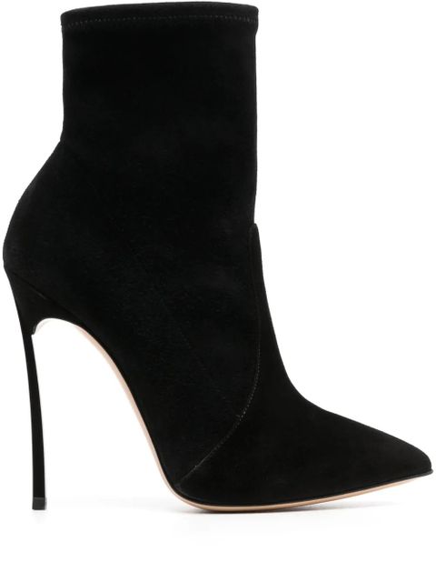Casadei Blade 125mm leather ankle boots - Black - zdjęcie produktu nr 1