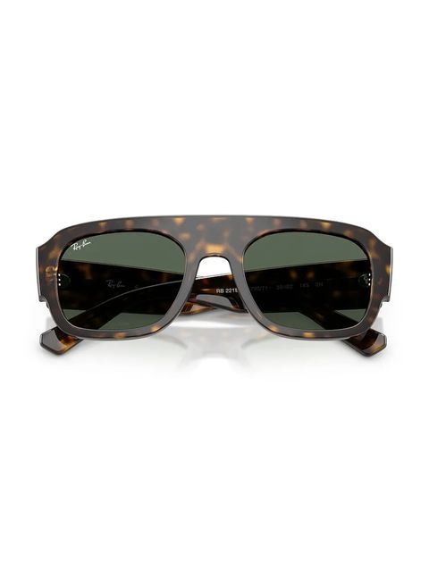 Ray-Ban okulary przeciwsłoneczne kolor brązowy 0RB2218