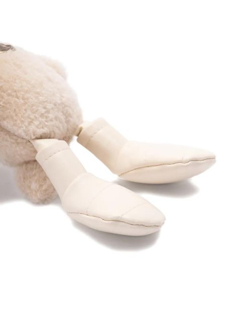 Moncler MonDuck textured keyring - Neutrals