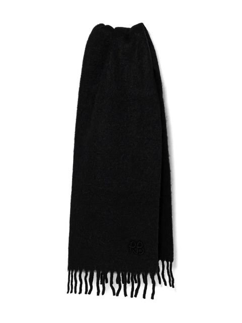 Ruslan Baginskiy logo-embroidered scarf - Black - zdjęcie produktu nr 1