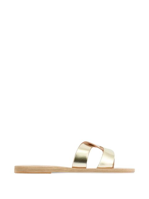 Ancient Greek Sandals Desmos crossover leather sandals - Gold - zdjęcie produktu nr 1