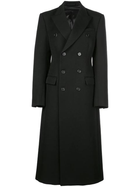 WARDROBE.NYC x The Woolmark Company Release 05 double-breasted coat - Black - zdjęcie produktu nr 1