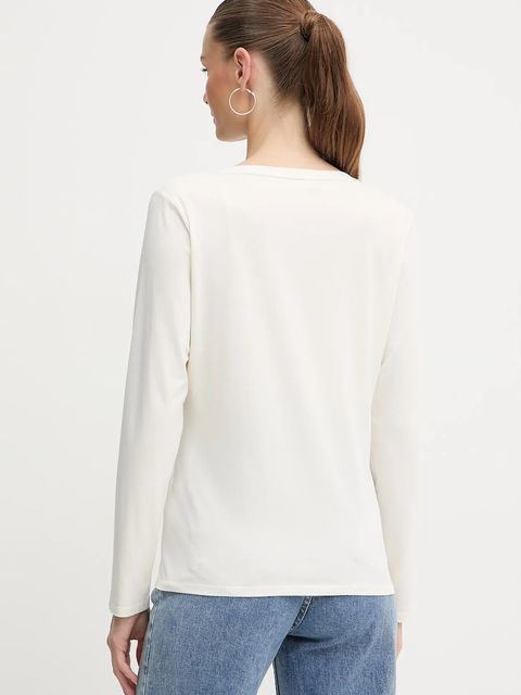 Liu Jo longsleeve kolor beżowy TF5169.JS003