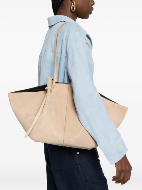 Yuzefi large Mochi suede shoulder bag - Neutrals - zdjęcie produktu nr 2