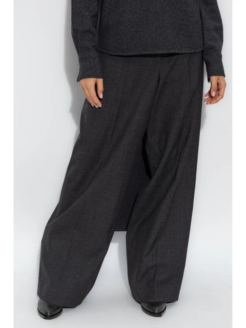 Givenchy wool wide-leg trousers - Grey - zdjęcie produktu nr 2