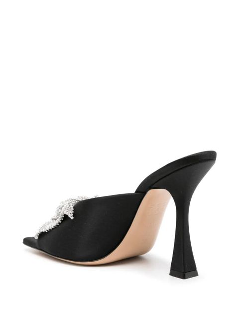 Casadei Butterfly Geraldine 100mm sandals - Black