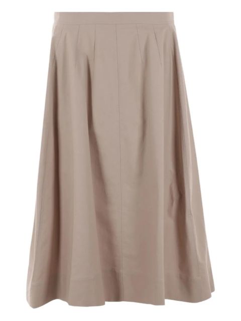 Chloé A-line midi skirt - Neutrals - zdjęcie produktu nr 1