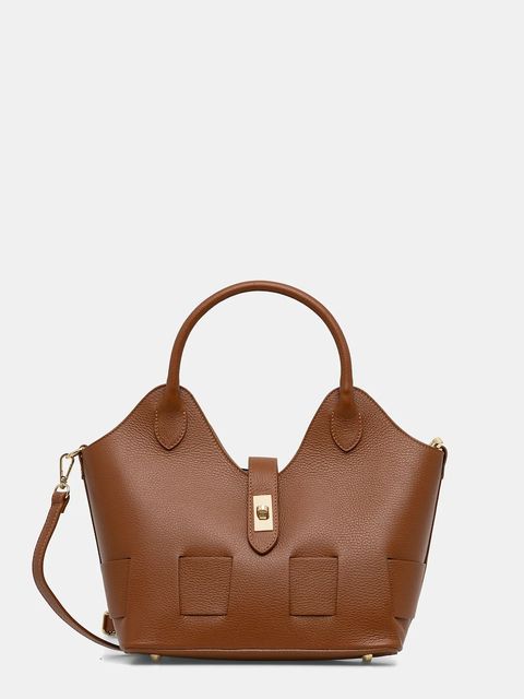 Answear.LAB torebka skórzana kolor brązowy - zdjęcie produktu nr 1