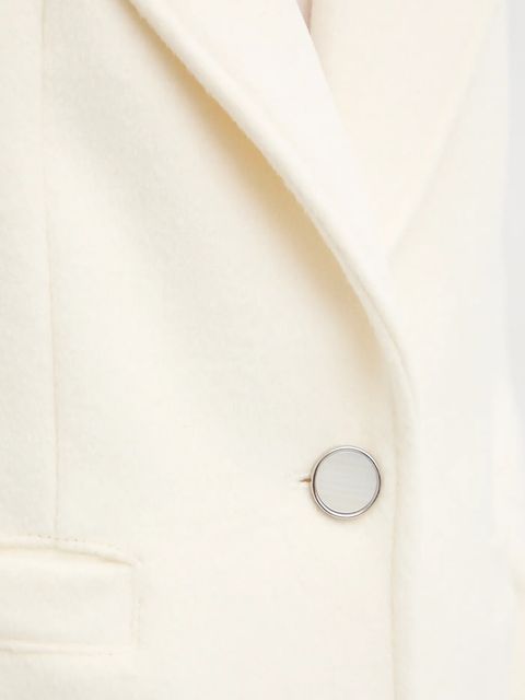 Guess płaszcz z dodatkiem wełny KAROLE kolor beżowy W5BL19 W2642