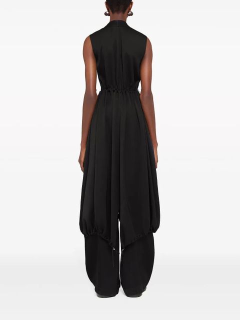 Jil Sander zip-detail wide-leg trousers - Black