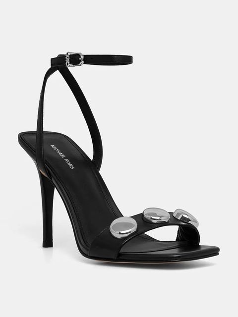 MICHAEL Michael Kors sandały skórzane Liana Dome Stud Sandal kolor czarny 40R6LNHS2L.001 - zdjęcie produktu nr 1