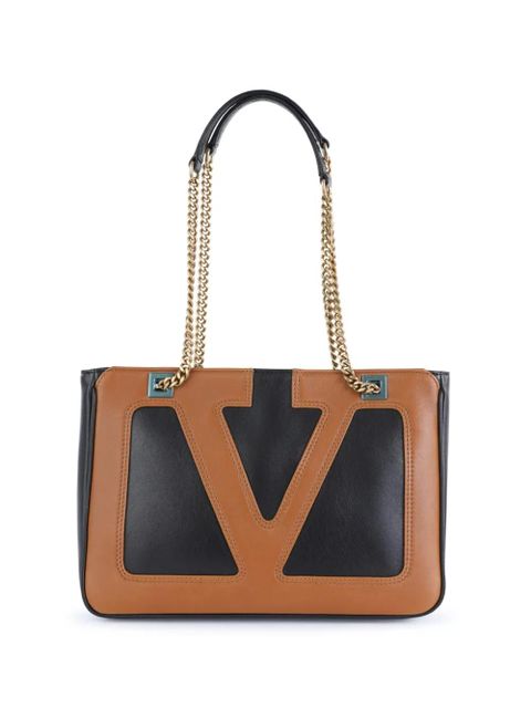 Valentino Garavani small Viva Superstar chain shoulder bag - Black - zdjęcie produktu nr 1