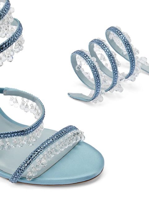 René Caovilla 105mm Chandelier sandals - Blue