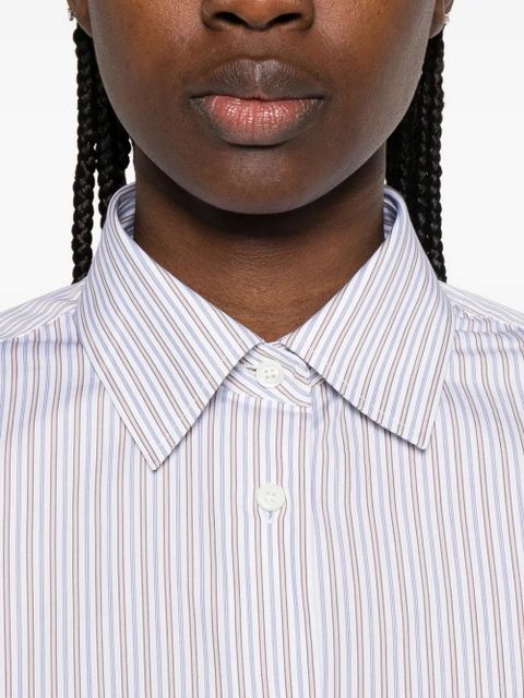 Prada striped buttoned shirt - White