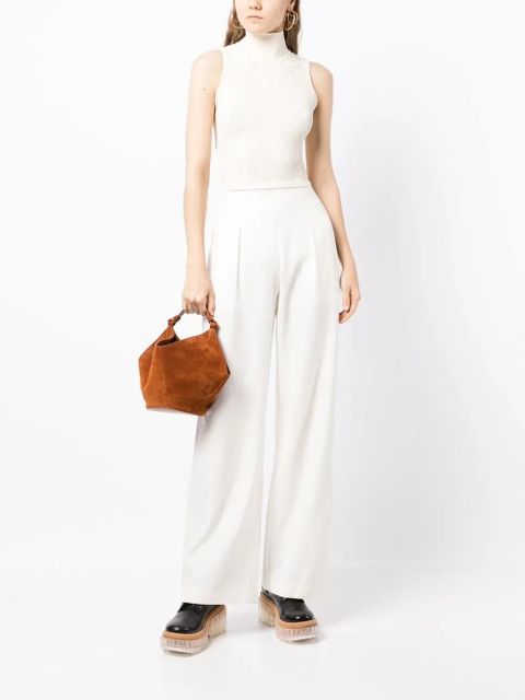 Cult Gaia Tasha cut-out wide-leg trousers - White - zdjęcie produktu nr 2