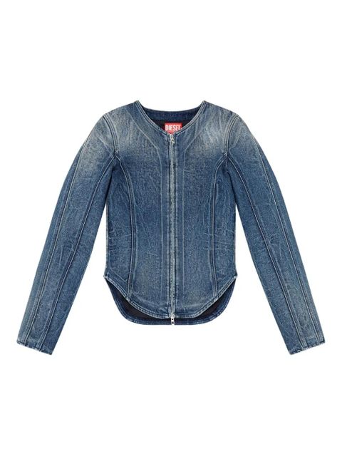 Diesel zip-up denim jacket - Blue - zdjęcie produktu nr 1