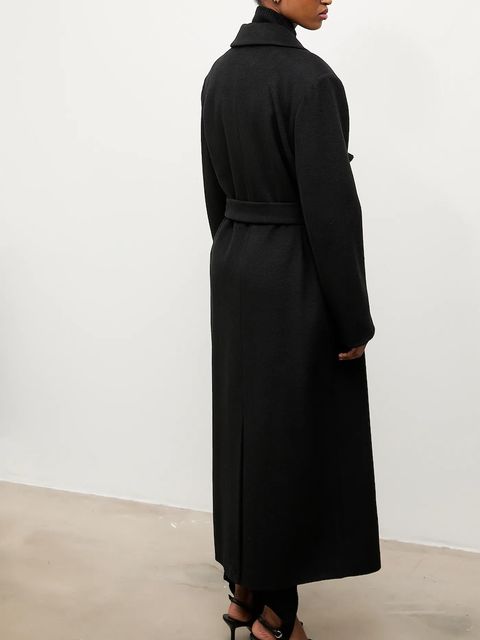 Answear.LAB płaszcz damski kolor czarny przejściowy - zdjęcie produktu nr 2