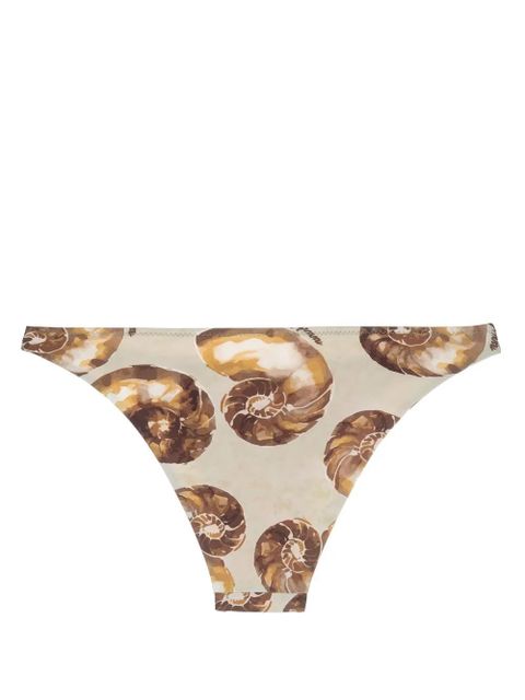 Nanushka seashell-print bikini bottoms - Neutrals - zdjęcie produktu nr 2