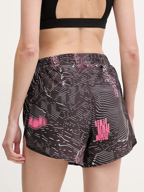 adidas Performance szorty do biegania kolor czarny wzorzyste high waist JC7389 - zdjęcie produktu nr 2