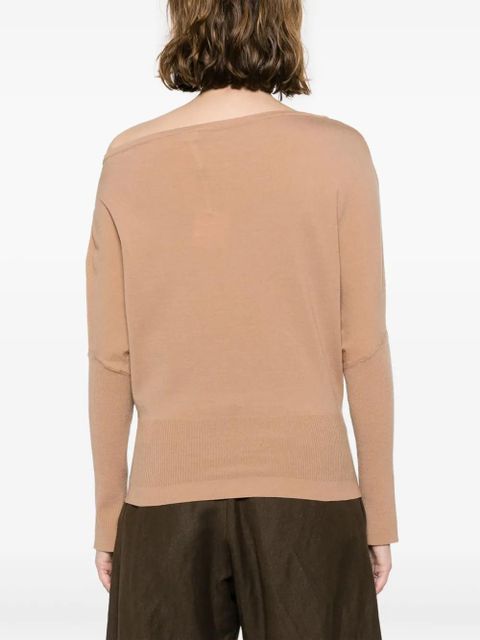 Simkhai off-shoulder wool-blend jumper - Brown