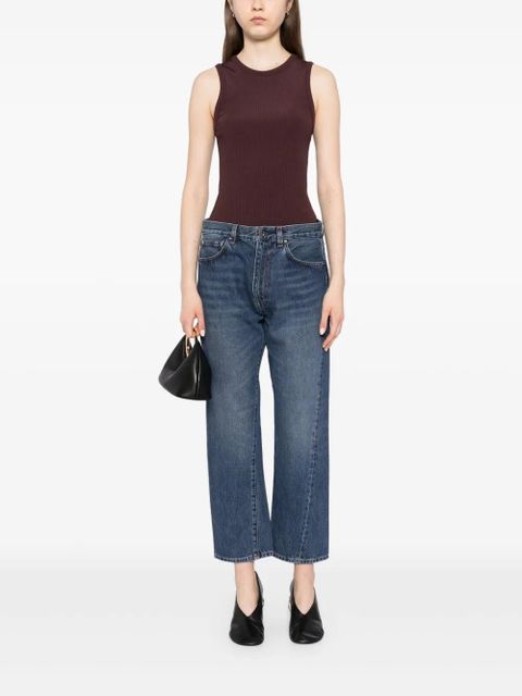 TOTEME twisted-seam straight-leg jeans - Blue - zdjęcie produktu nr 2