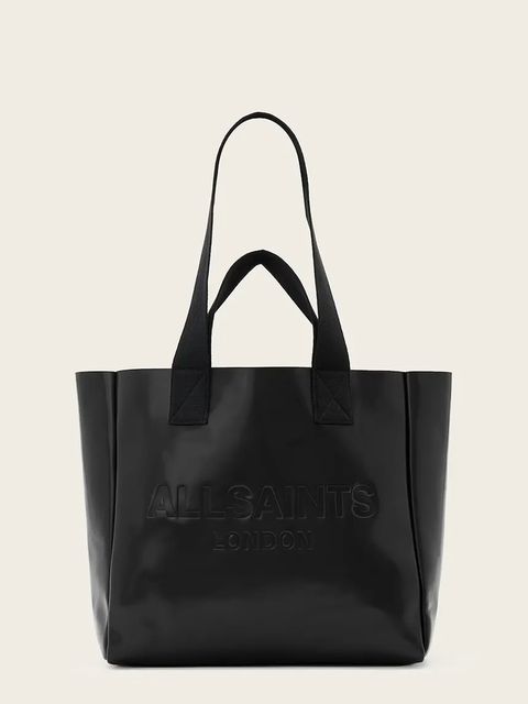 AllSaints torba skórzana IZZY kolor czarny W391XD - zdjęcie produktu nr 1