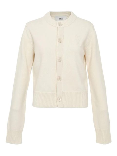 AMI Paris tonal ADC long-sleeves cardigan - Neutrals - zdjęcie produktu nr 1