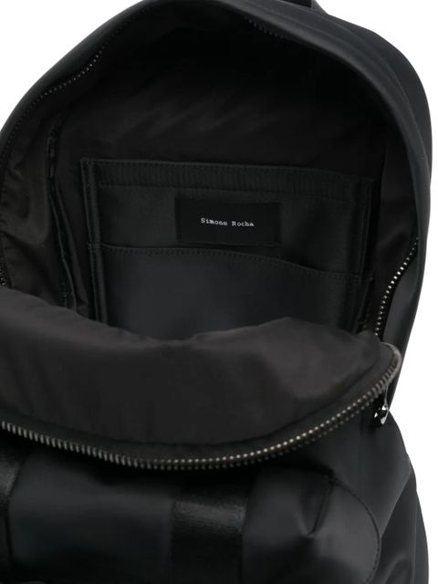 Simone Rocha bow-detail backpack - Black