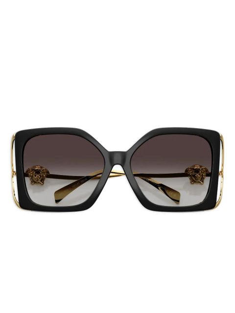 Versace Eyewear square-frame medusa sunglasses - Black