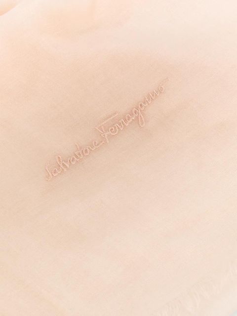 Ferragamo plain scarf - Neutrals