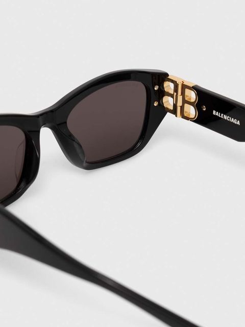 Balenciaga okulary przeciwsłoneczne damskie kolor czarny BB0311SK