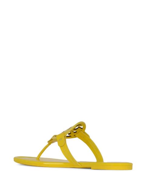Tory Burch Miller leather sandals - Yellow - zdjęcie produktu nr 2