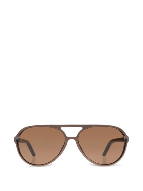 Jacquemus pilot-frame sunglasses - Brown - zdjęcie produktu nr 1