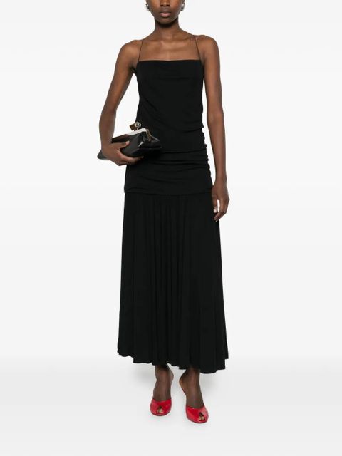 Jacquemus pleated midi dress - Black - zdjęcie produktu nr 2