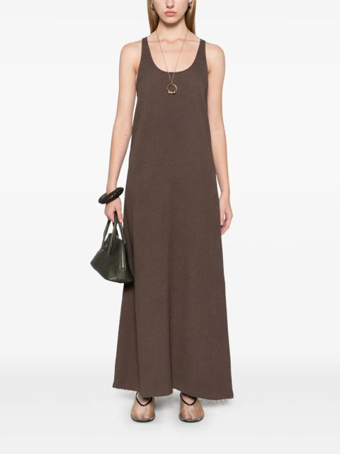 TOTEME scoop-neck maxi dress - Brown
